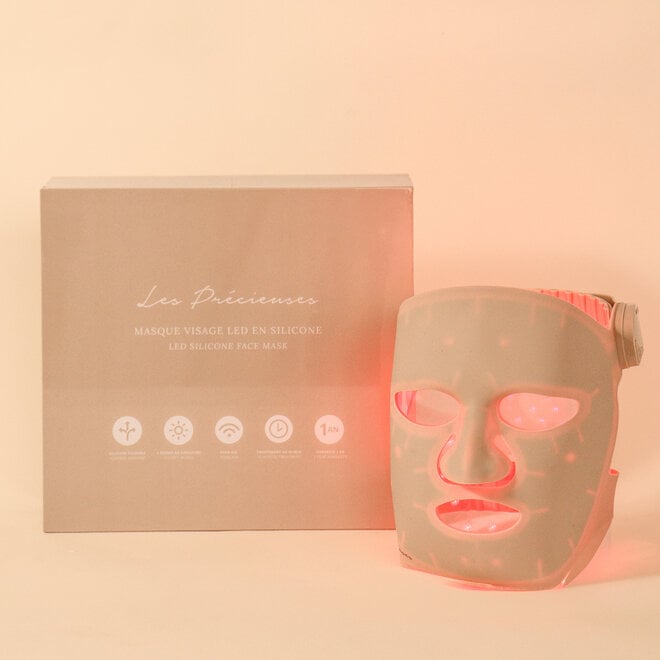 Masque LED pour le visage - Beige