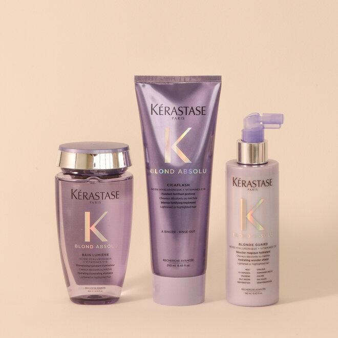 Routine Blond Absolu - Trio hydratant et éclaircissant