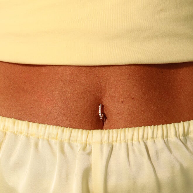 Boucle de nombril Diana Zircons