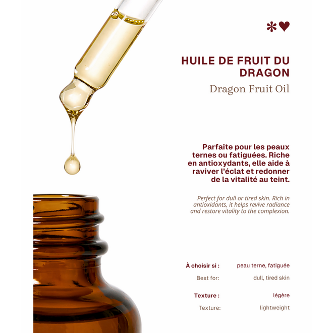Huile de graines de Fruit du Dragon