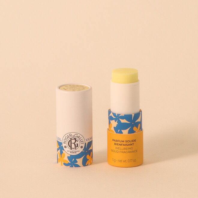 Roger&Gallet - Parfum solide Bienfaisant - Vanille Soleil