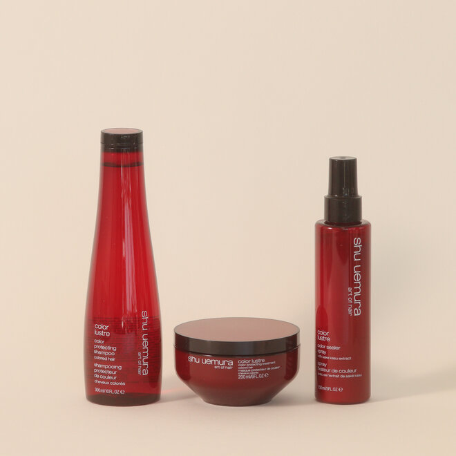 Routine Color lustre - Cheveux colorés moyens à épais