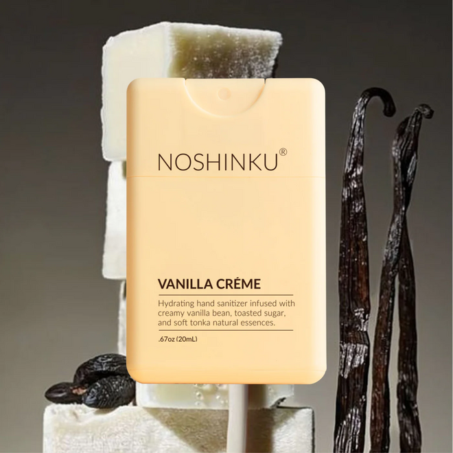 Vaporisateur désinfectant et hydratant rechargable pour les mains - Vanilla Créme