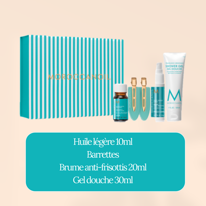 CADEAU: Boîte d'échantillons Moroccanoil (valeur 16$)