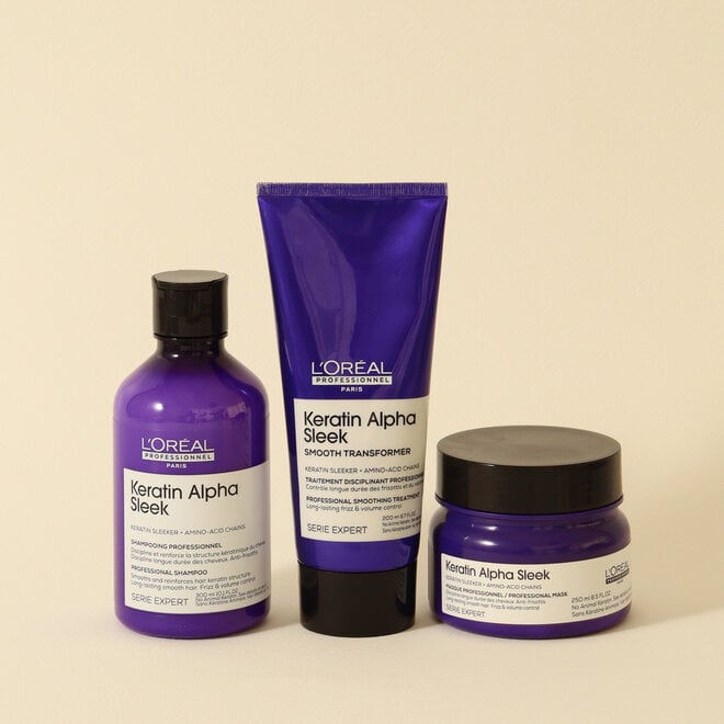 Routine complète Keratin Alpha sleek