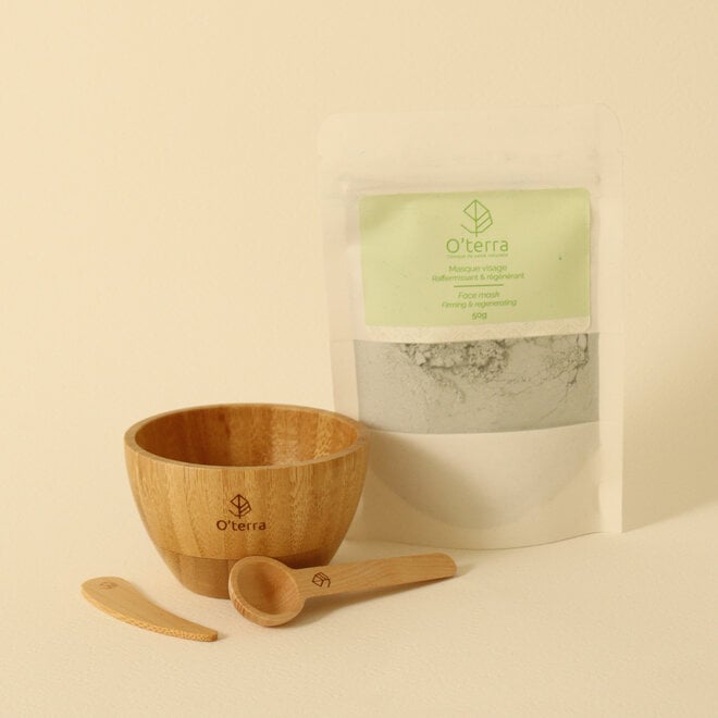 Duo Masque visage Raffermissant et régénérant avec Outils en bambou