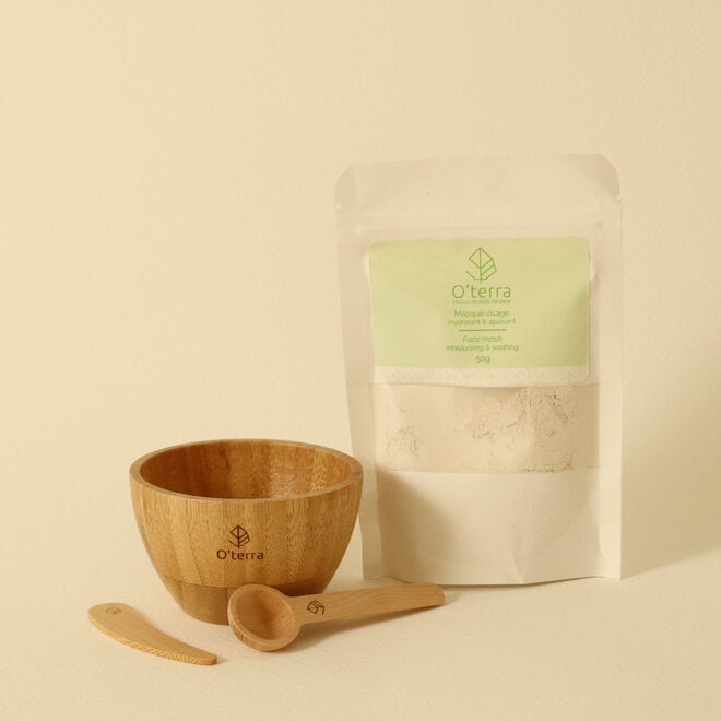 Duo Masque visage Hydratant et apaisant avec Outils en bambou