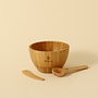 Ensemble d'outils en bambou pour masque