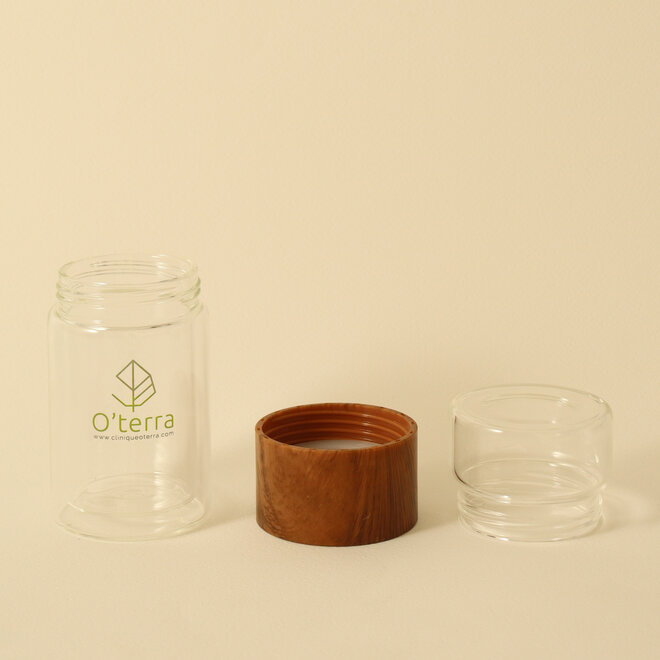 Tasse de voyage en verre avec infuseur