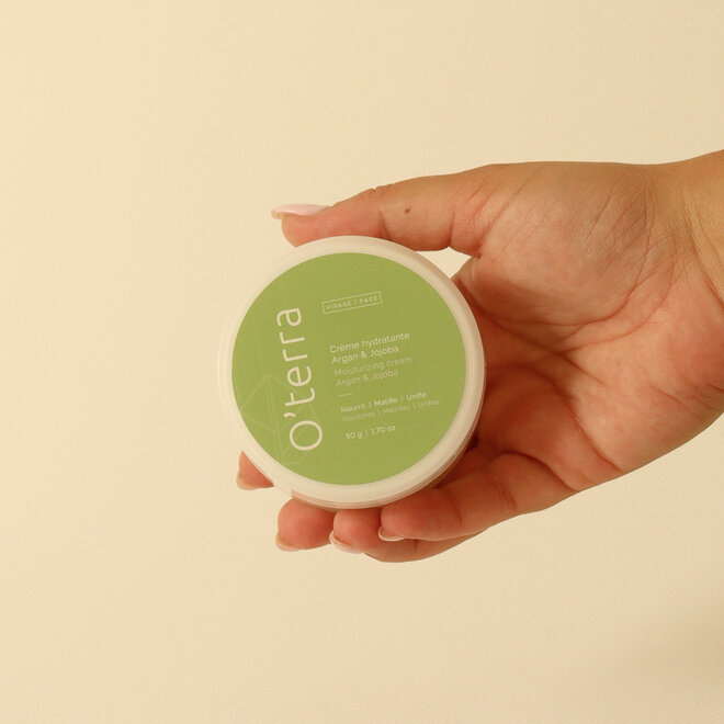 Crème hydratante et matifiante pour visage - 50g