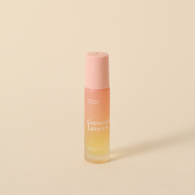 Sérum contour yeux à bille en quartz rose - 10ml
