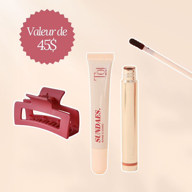 CADEAU : Encre à lèvres + Lip Sundae + Pince ajourée