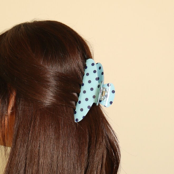 Pince à cheveux à pois - Daisy Blue