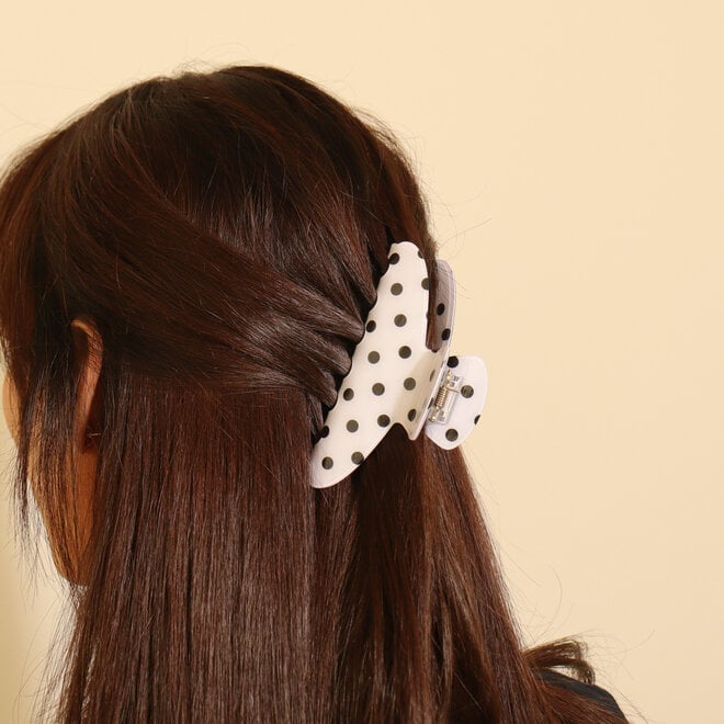 Pince à cheveux à pois - Polka