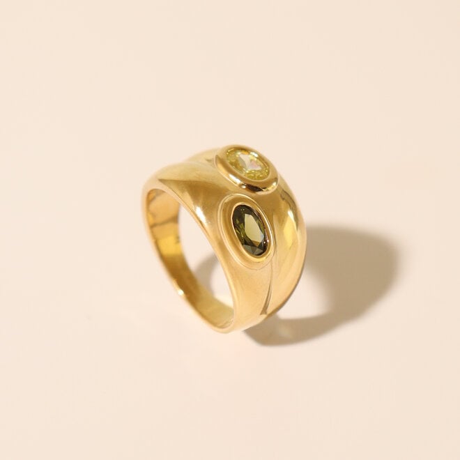 Bague double Déméter - Or