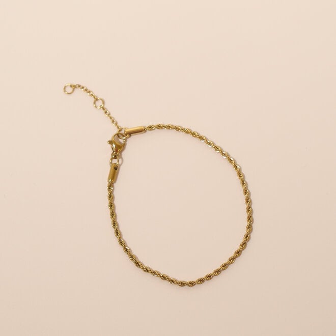 Bracelet torsadé Posy - Or