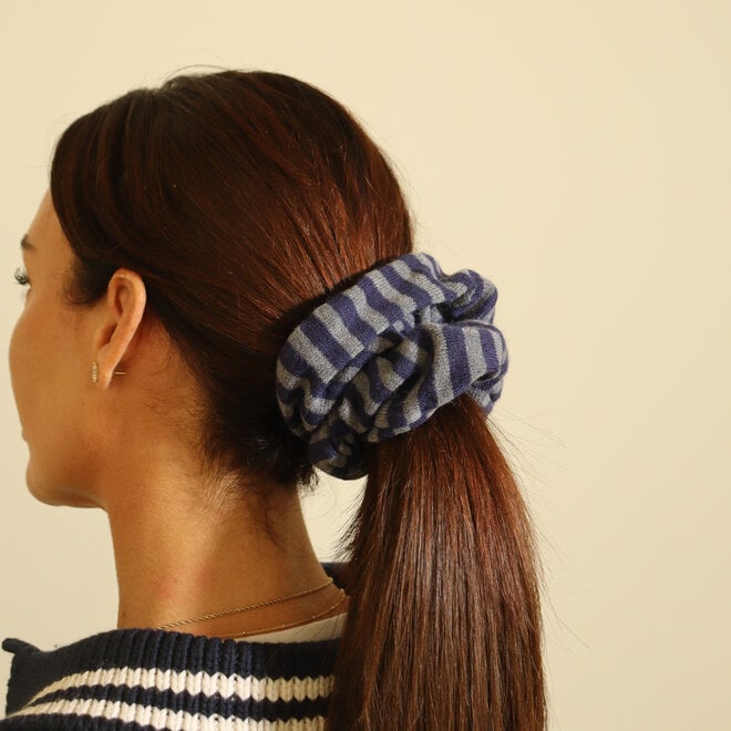 Chouchou en tricot - Azure