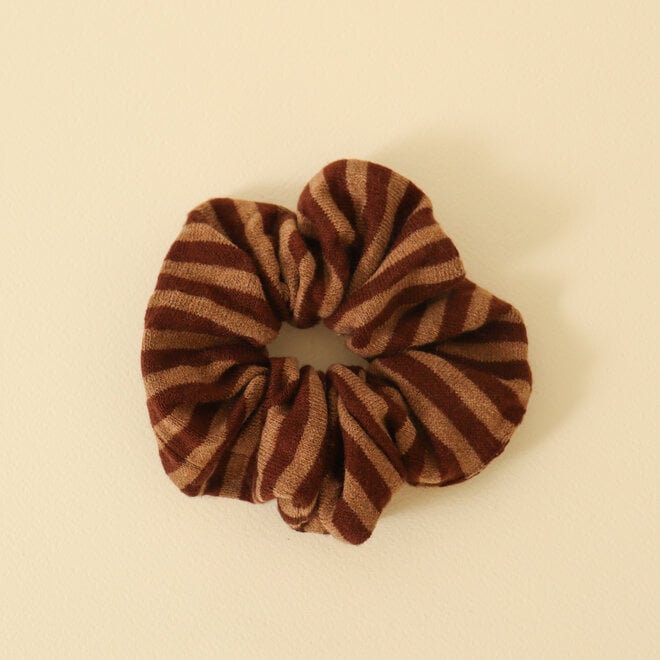 Chouchou en tricot - Noisette