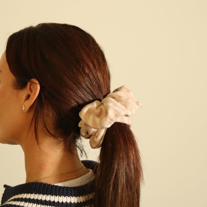 Chouchou en tricot - Meringue