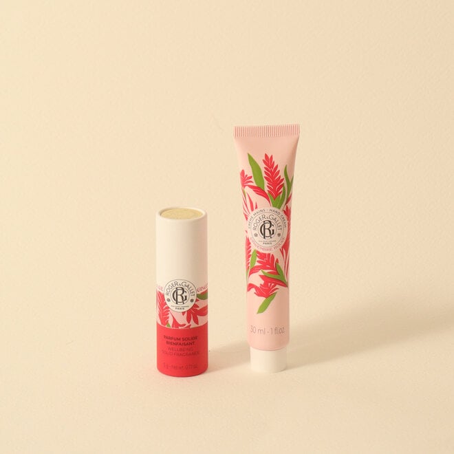 Duo des Fêtes - Baume à lèvres & Crème à mains Gingembre Rouge