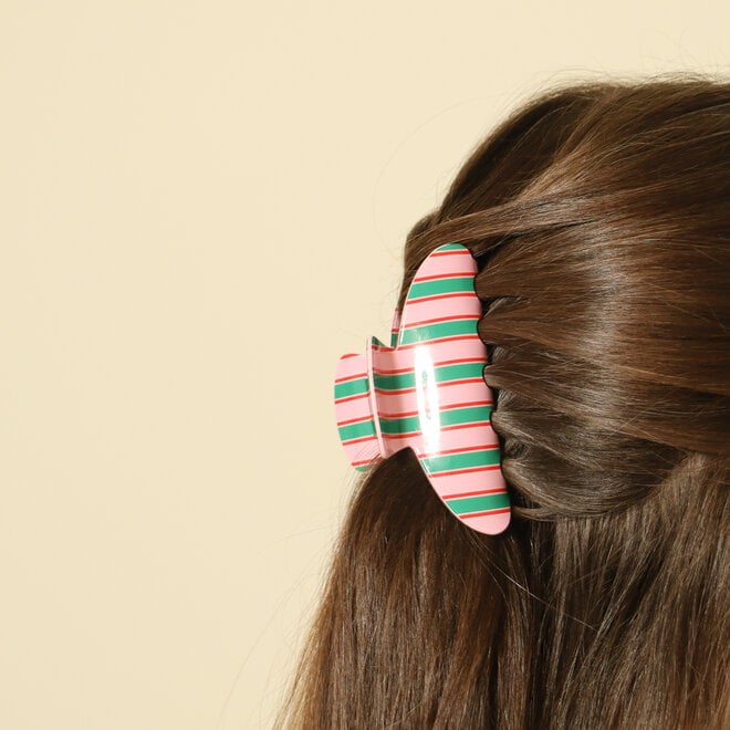 Pince à cheveux lignée - Laffy Taffy