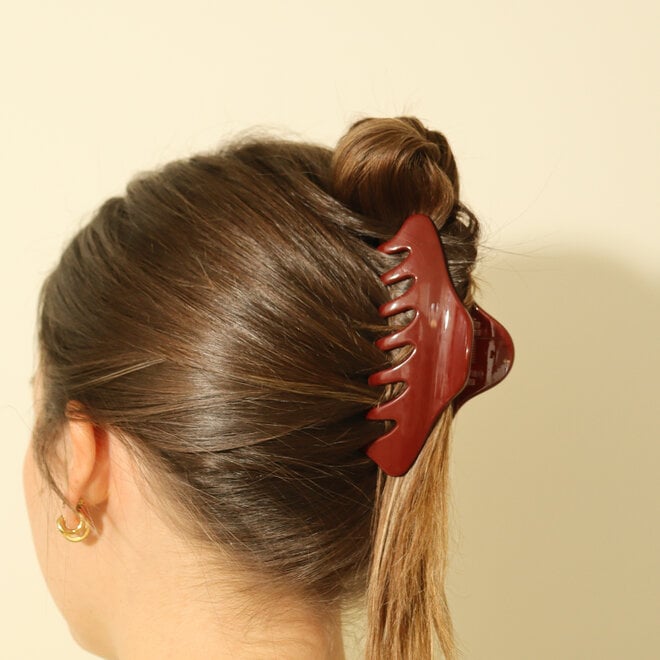 Pince à cheveux torsadée - Bourgogne