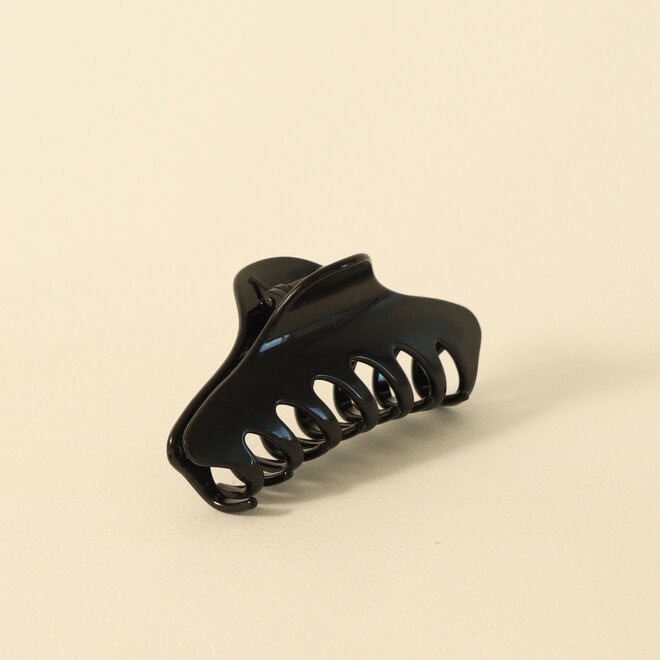Pince à cheveux  torsadée - Noir