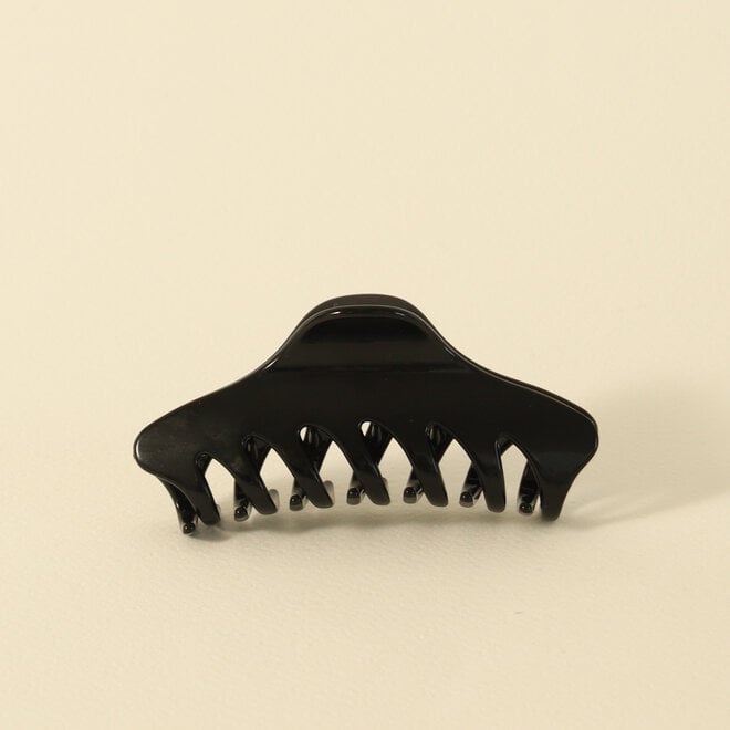Pince à cheveux  torsadée - Noir