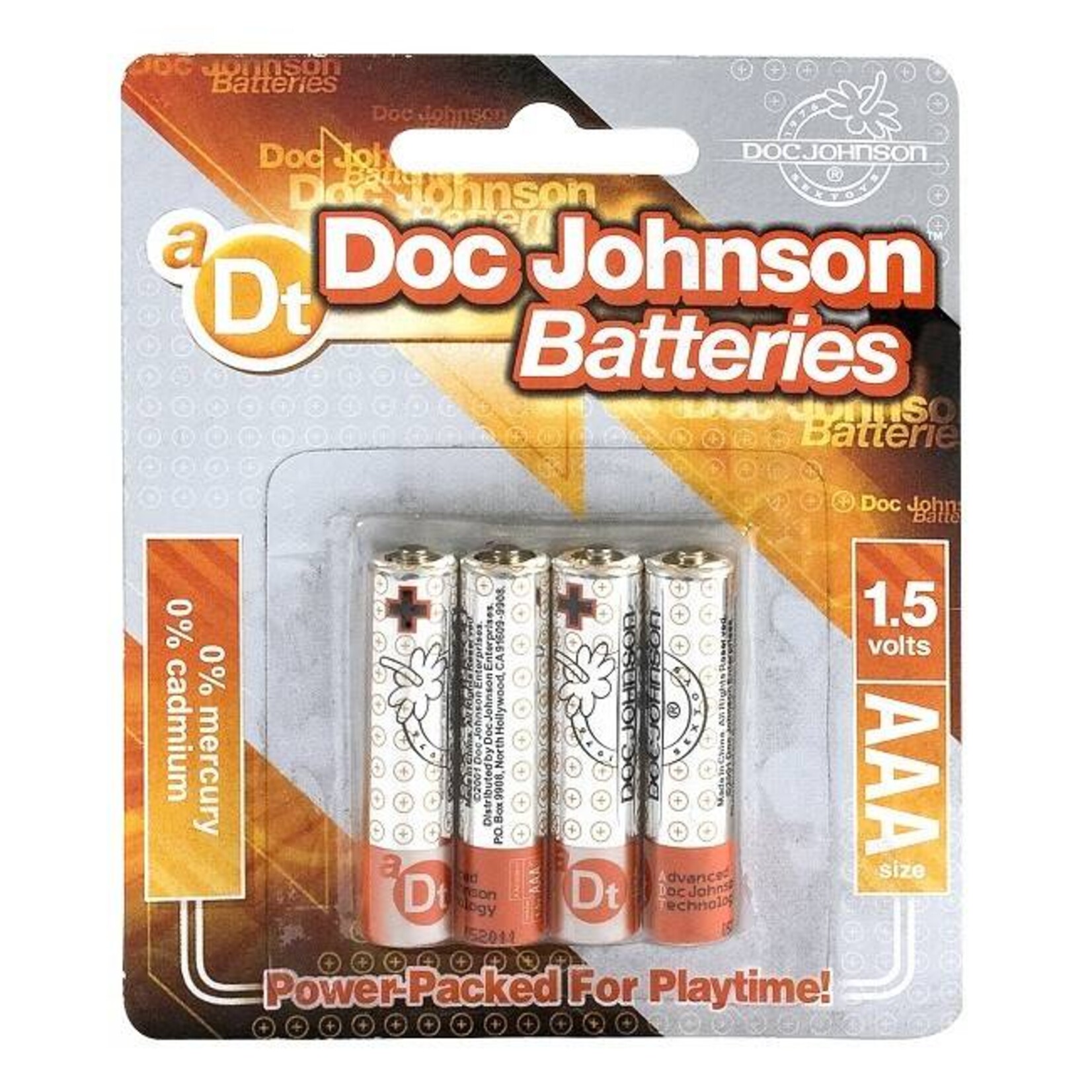 Doc Johnson Doc Johnson AAA Size Battery 4 Pack