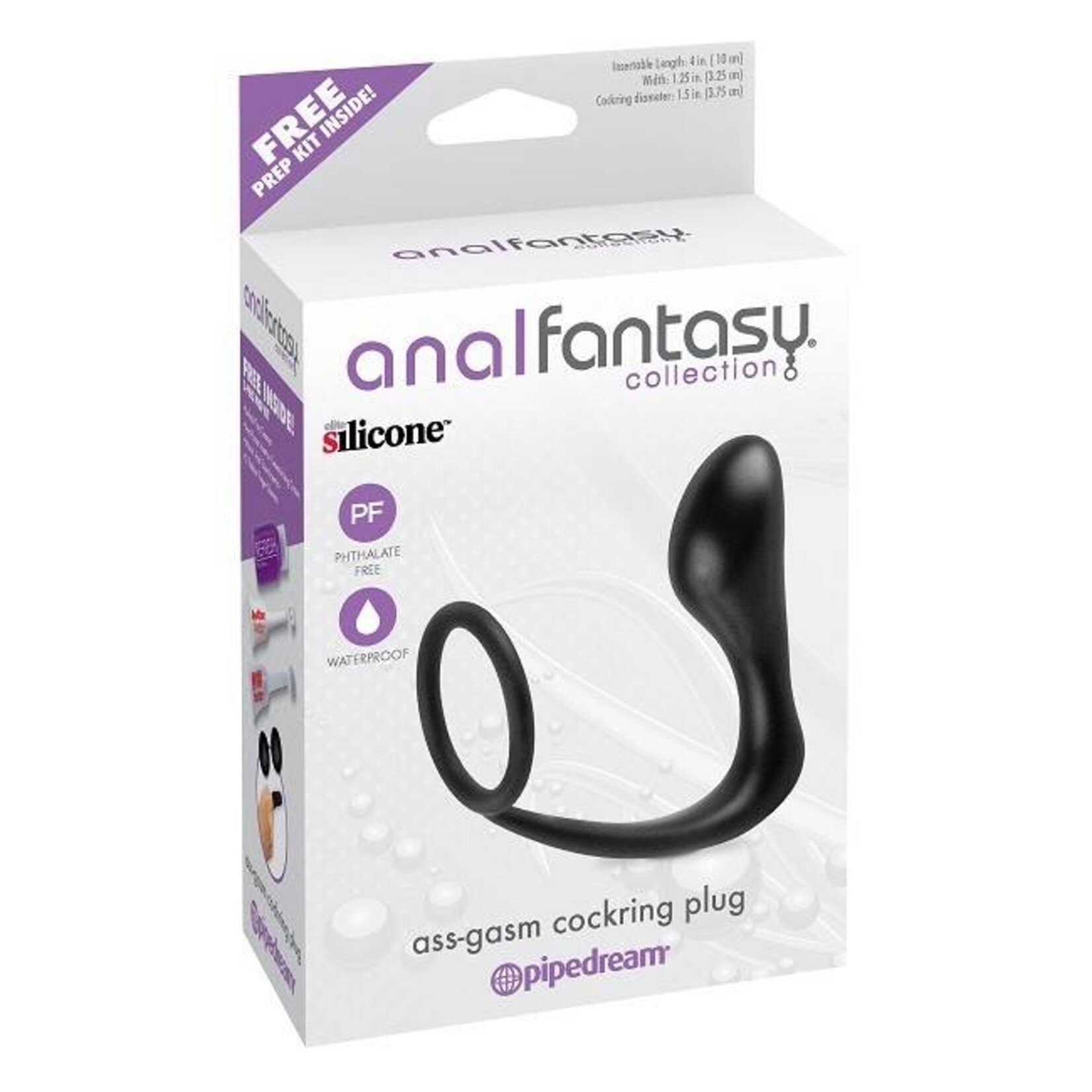 Anal Fantasy Collection Ass-gasm Cock Ring Plug