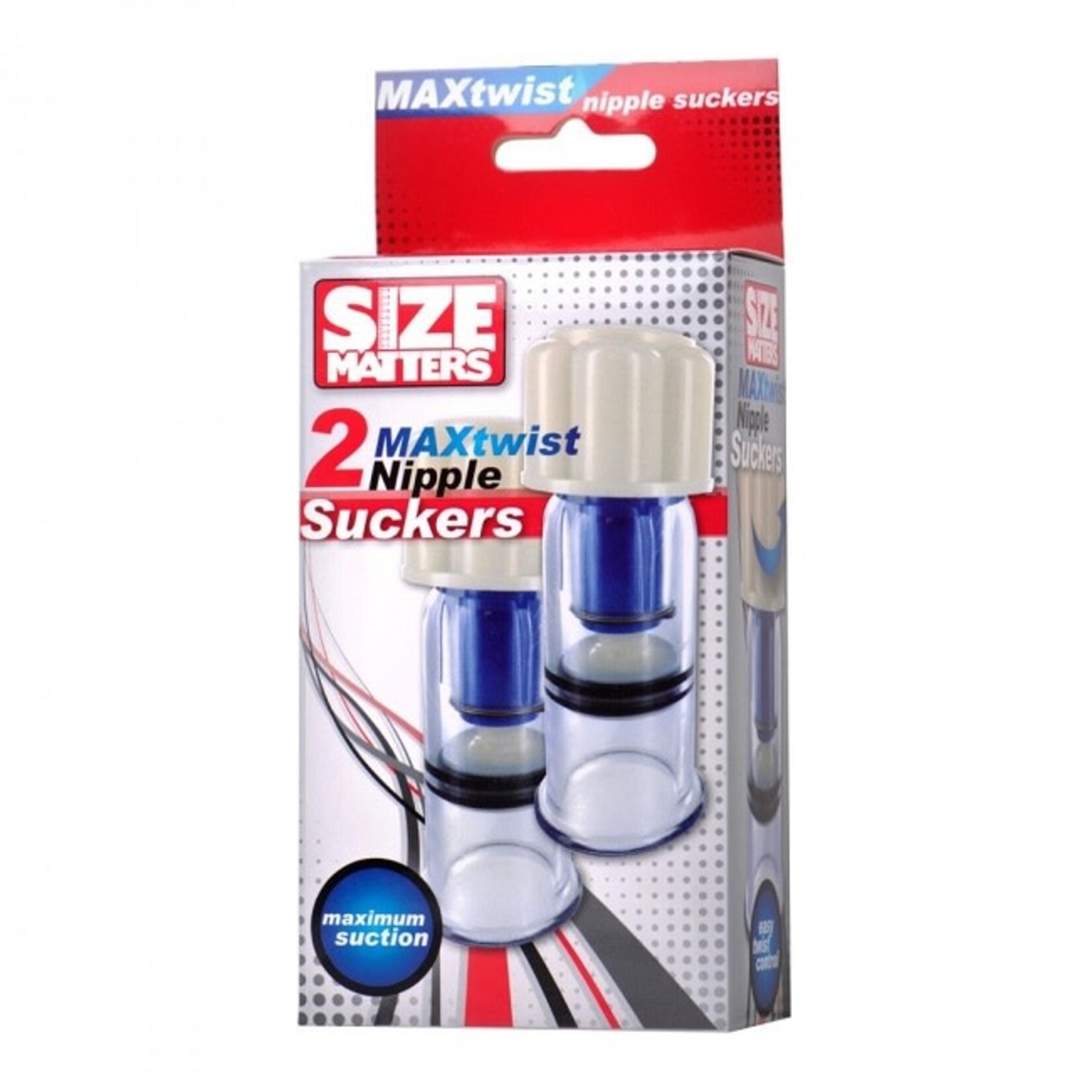 Size Matters Size Matters MAXtwist Nipple Suckers