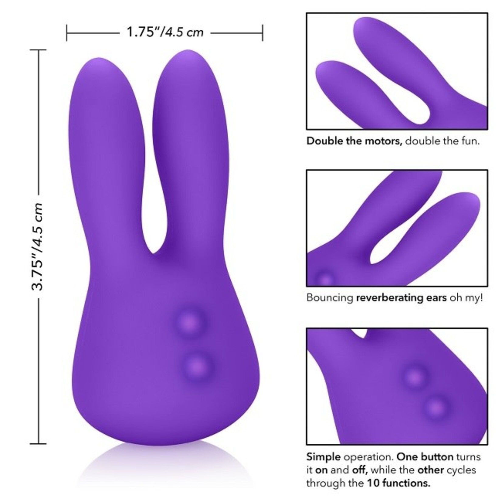 CalExotics Mini Marvels Silicone Marvelous Bunny