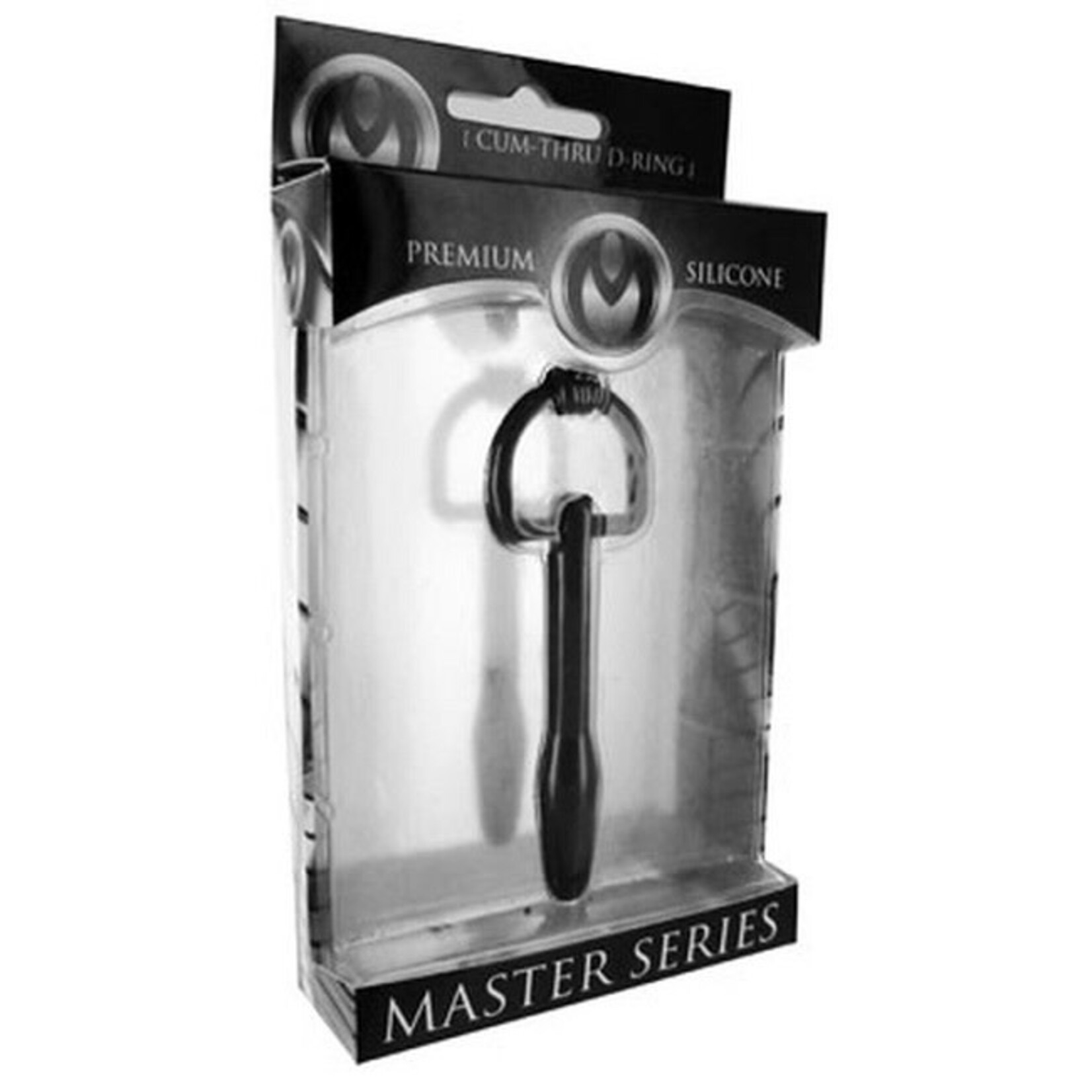 Master Series Master Series The Hallows Silicone Cum-Thru D-Ring Penis Plug