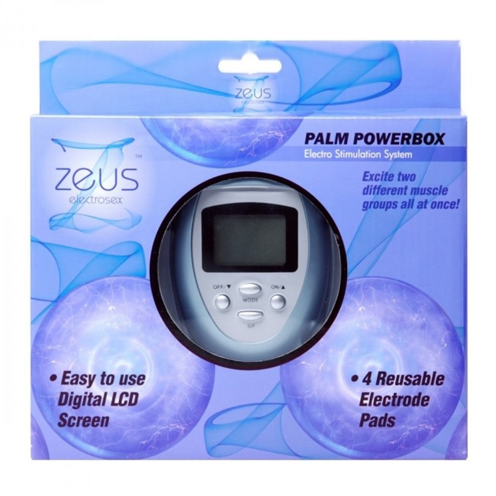 Zeus Electrosex Zeus Electrosex Palm Powerbox With Four Pads