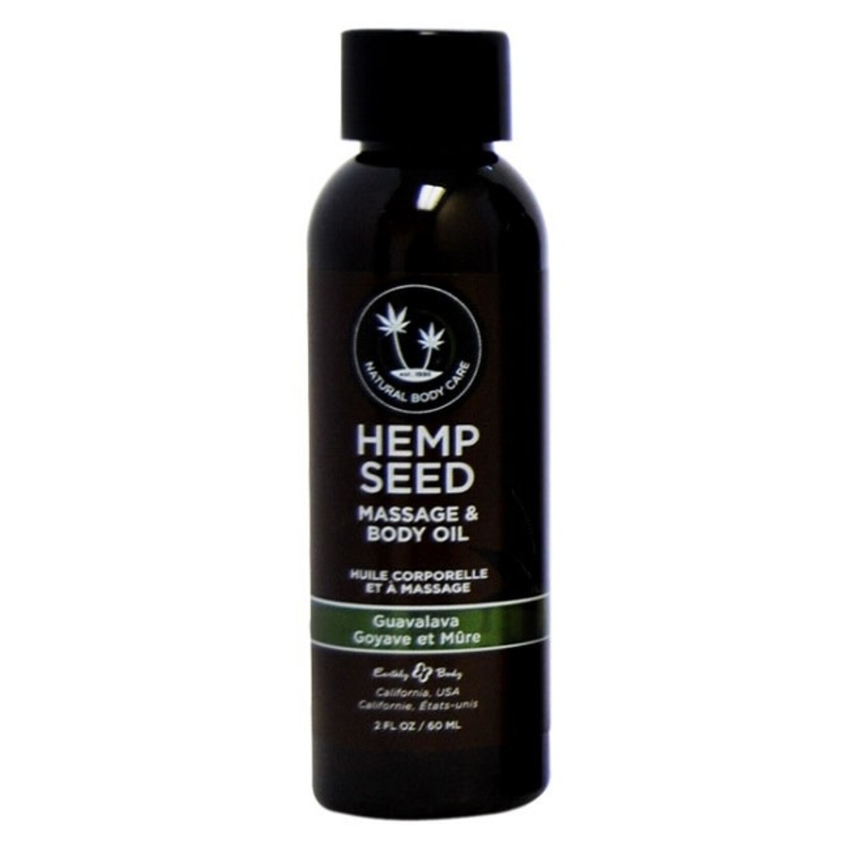 ID Lubricants Earthly Body Hemp Seed Massage & Body Oil 2oz