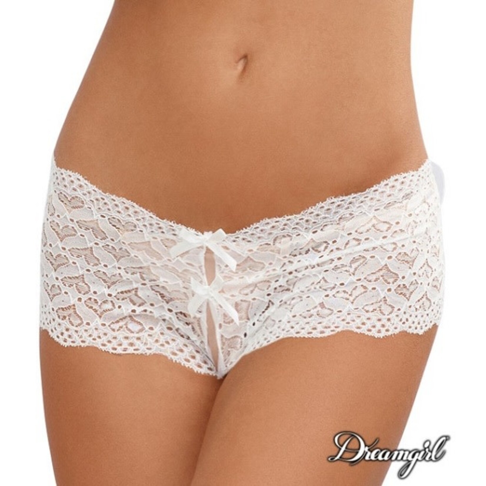 Dreamgirl Dreamgirl Sweetheart Crotchless Boyshort 1442