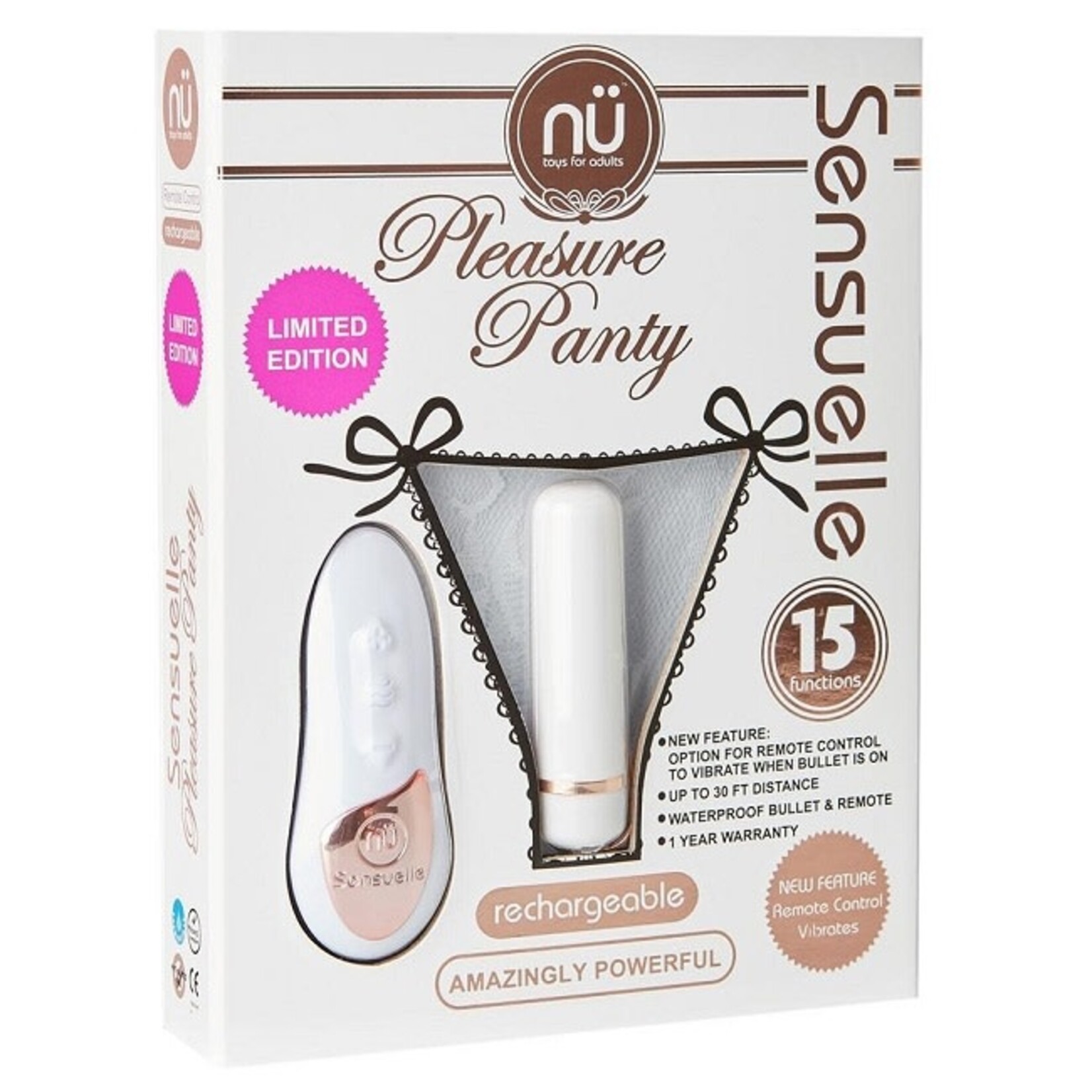 nü Sensuelle nü Sensuelle 15-Function Remote Control Pleasure Panty