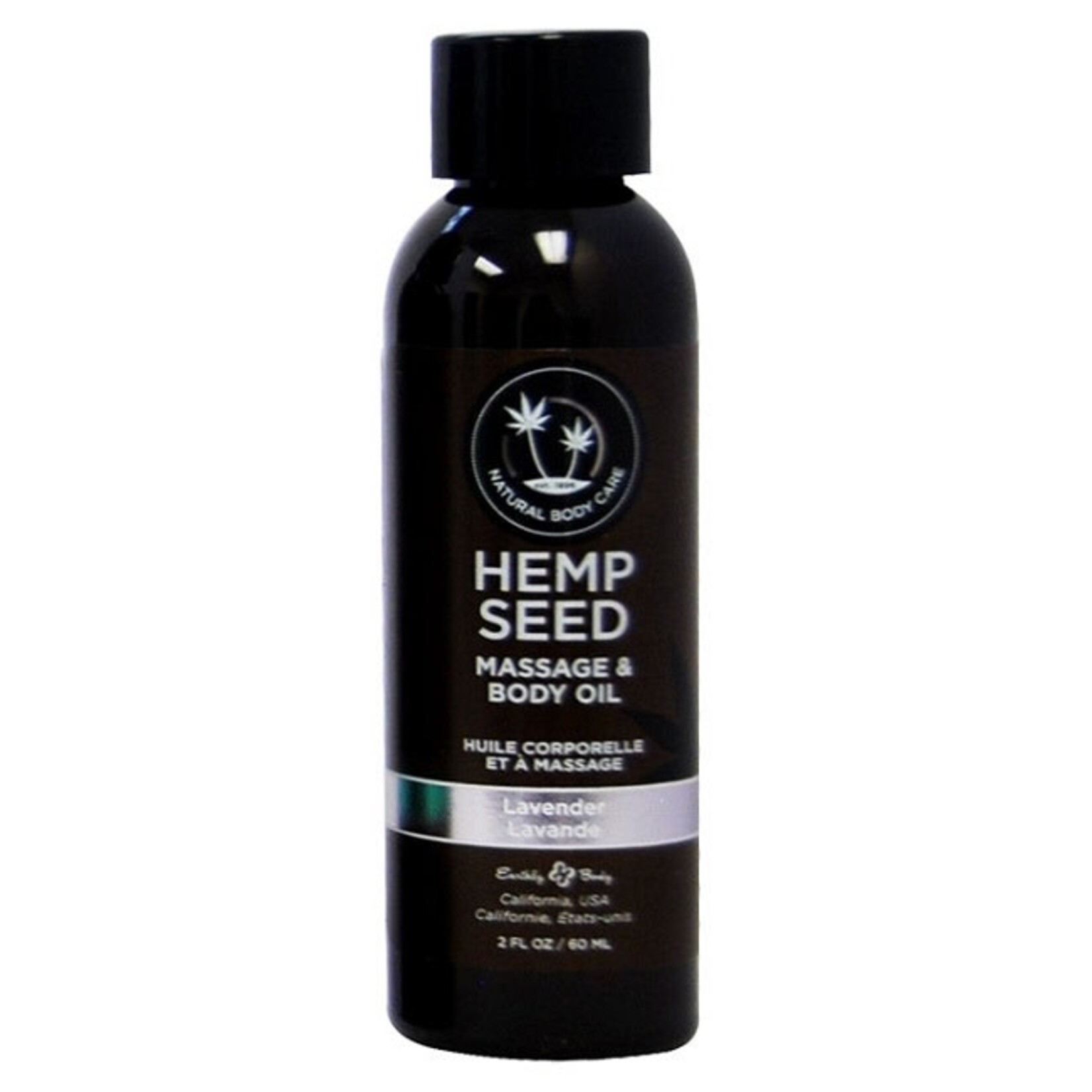 ID Lubricants Earthly Body Hemp Seed Massage & Body Oil 2oz