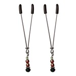 Sportsheets Sexperiments Ruby Black Nipple Clamps