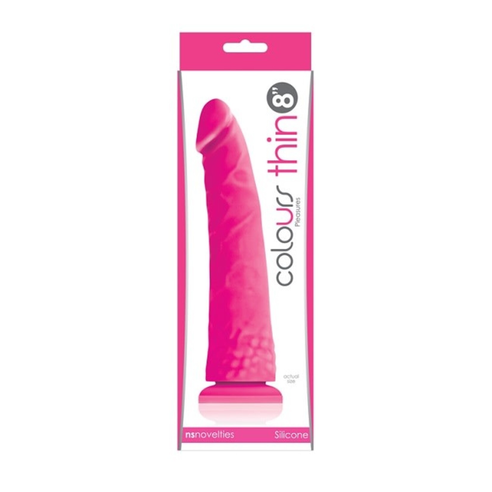 NS Novelties Colours Pleasures Thin 8" Dildo