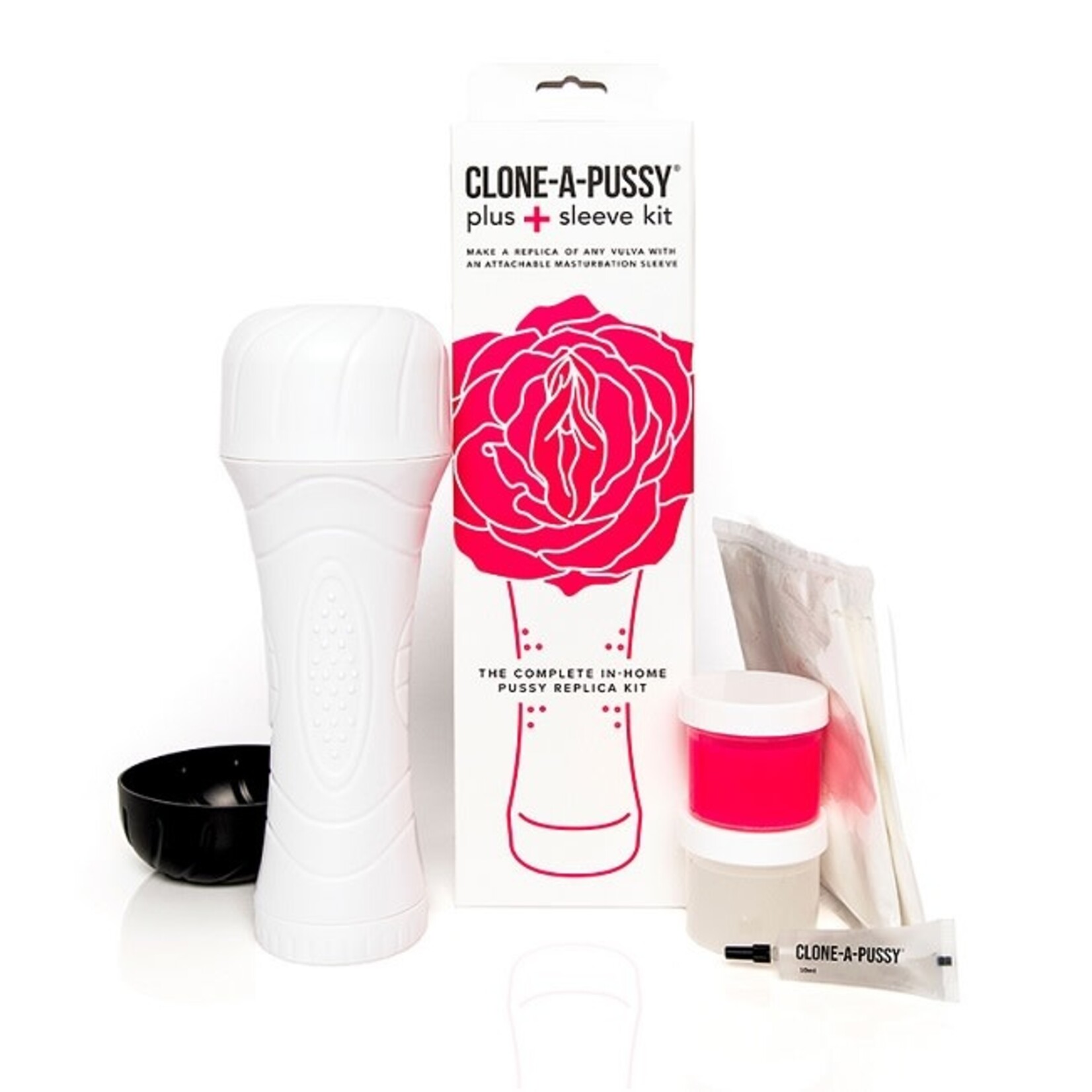 Clone-A-Willy Clone-A-Pussy Plus+ Sleeve Kit - Hot Pink