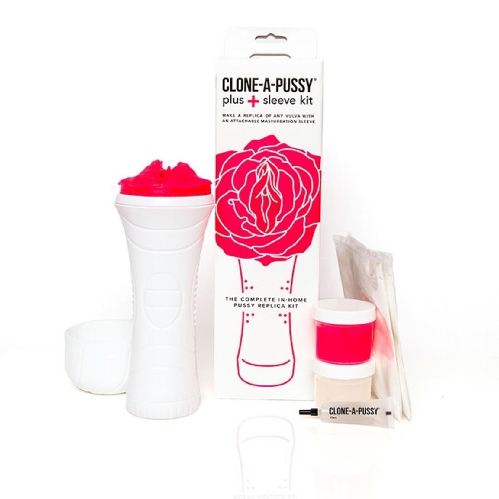 Clone-A-Willy Clone-A-Pussy Plus+ Sleeve Kit - Hot Pink