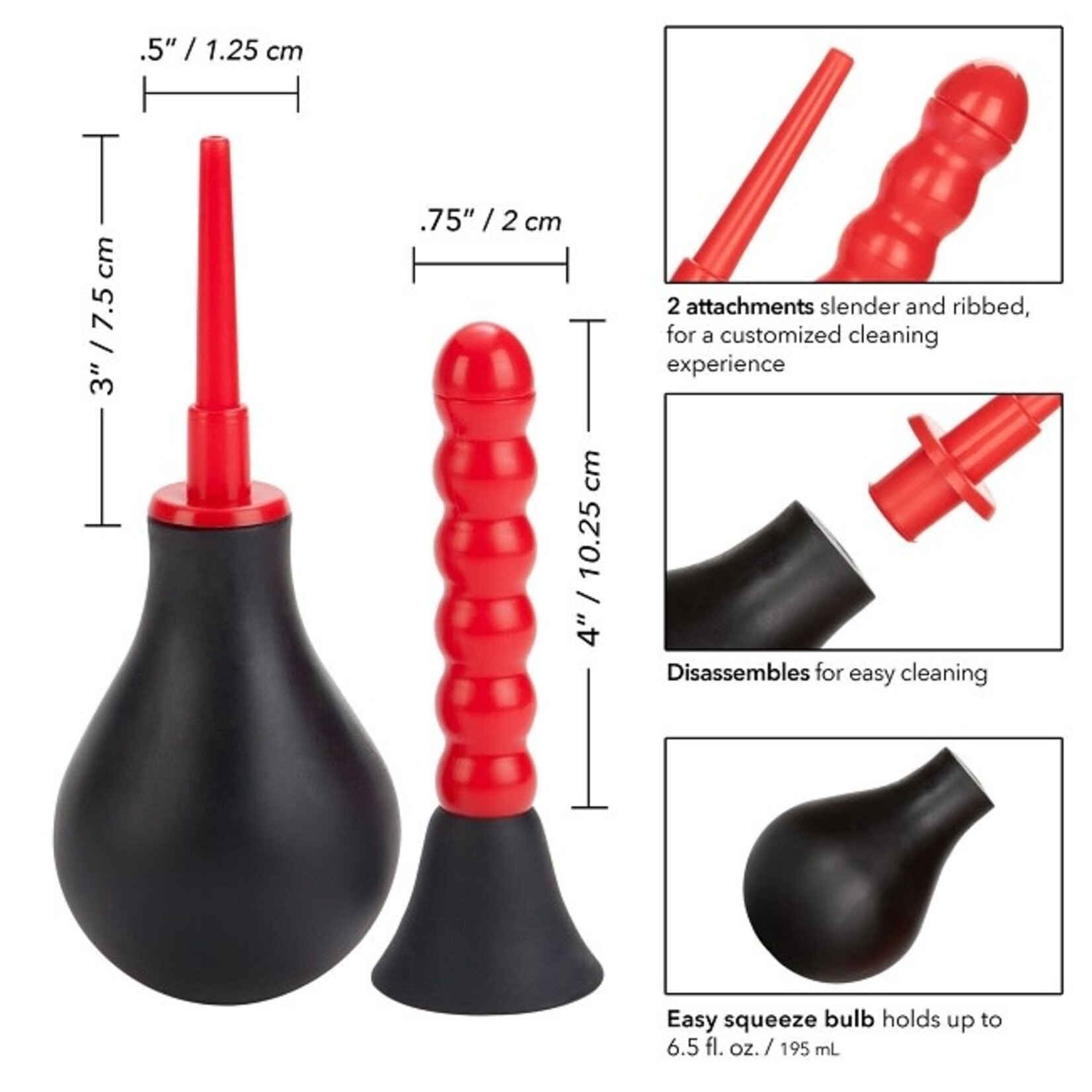 CalExotics CalExotics Ribbed Anal Douche