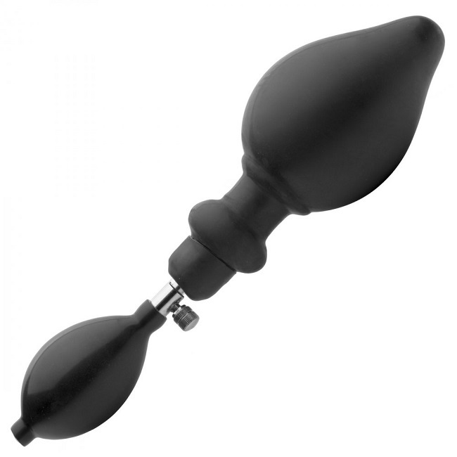 Master Series Expander Inflatable Anal Plug with Removable Pump - 3