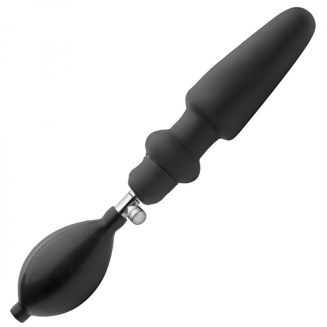 Master Series Expander Inflatable Anal Plug with Removable Pump - 1