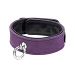 BMS Factory Punishment Purple Suede Bondage Collar