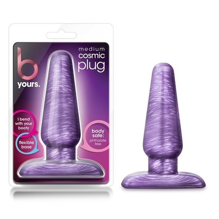 Blush Novelties B Yours - Medium Cosmic Plug - Purple