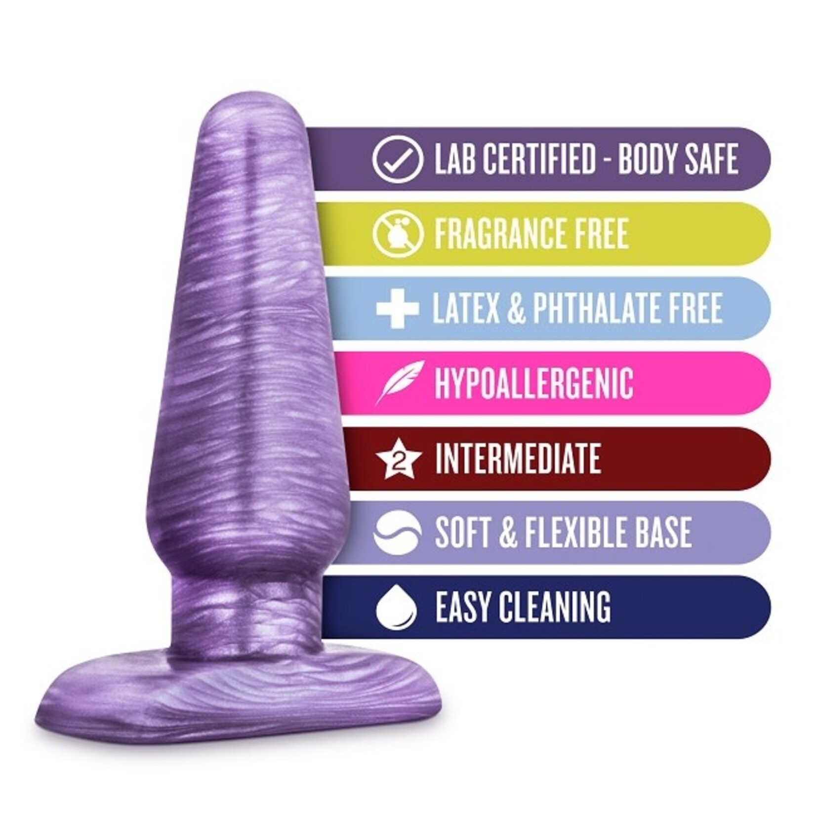 Blush Novelties B Yours - Medium Cosmic Plug - Purple