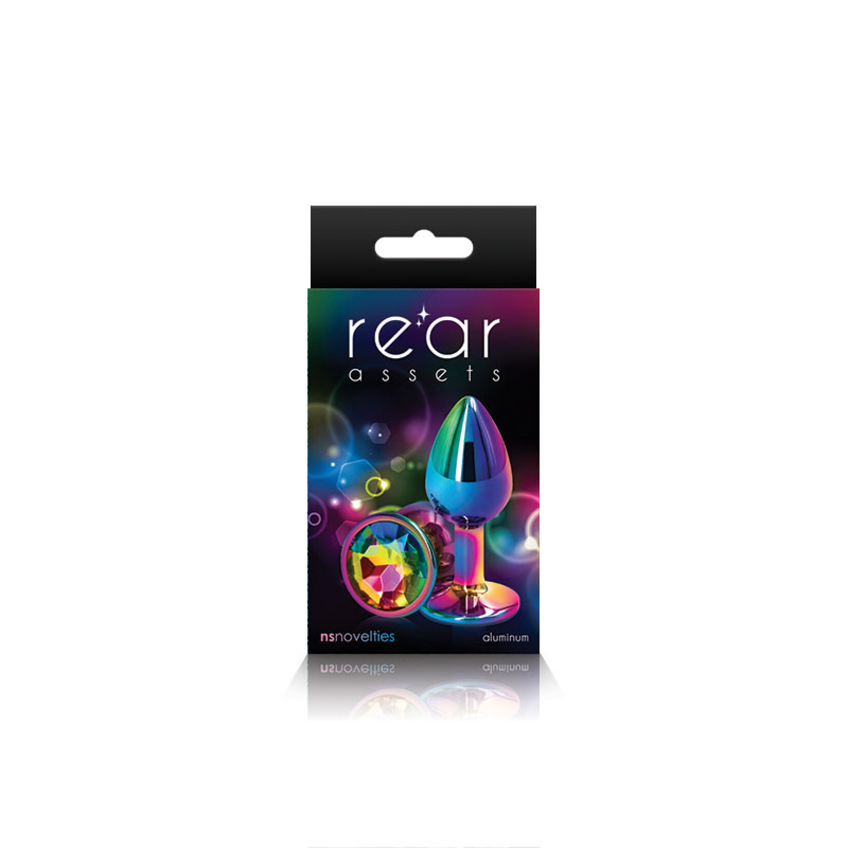 NS Novelties Rear Assets - Multicolor - Small - Rainbow