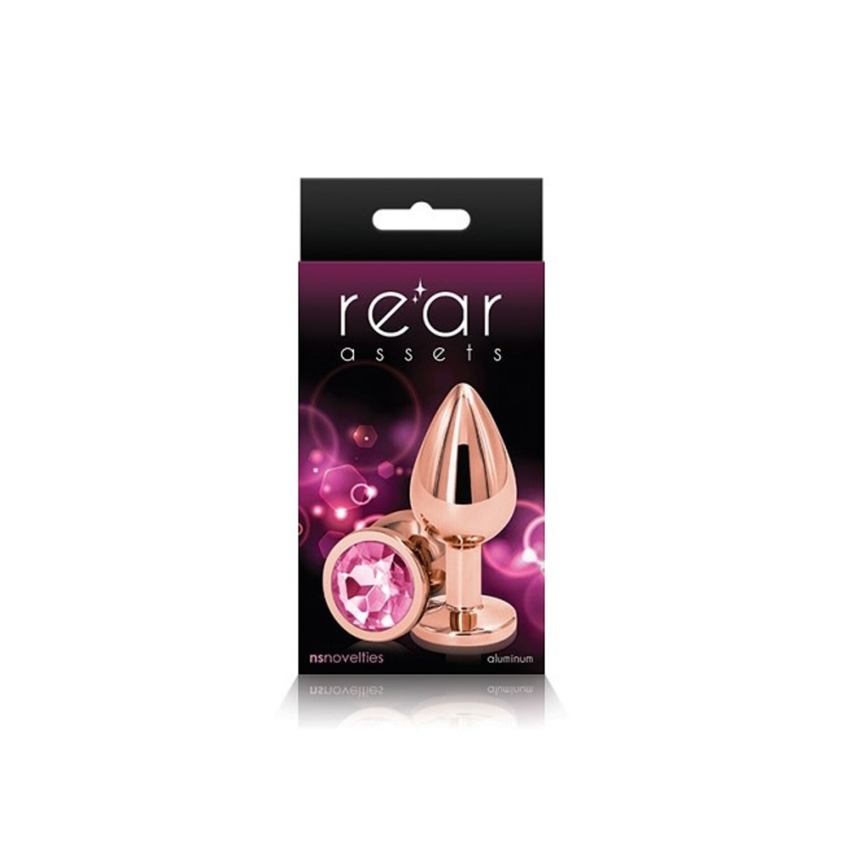 NS Novelties Rear Assets - Rose Gold - Medium - Pink